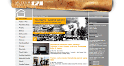 Desktop Screenshot of muzeumtrutnov.cz